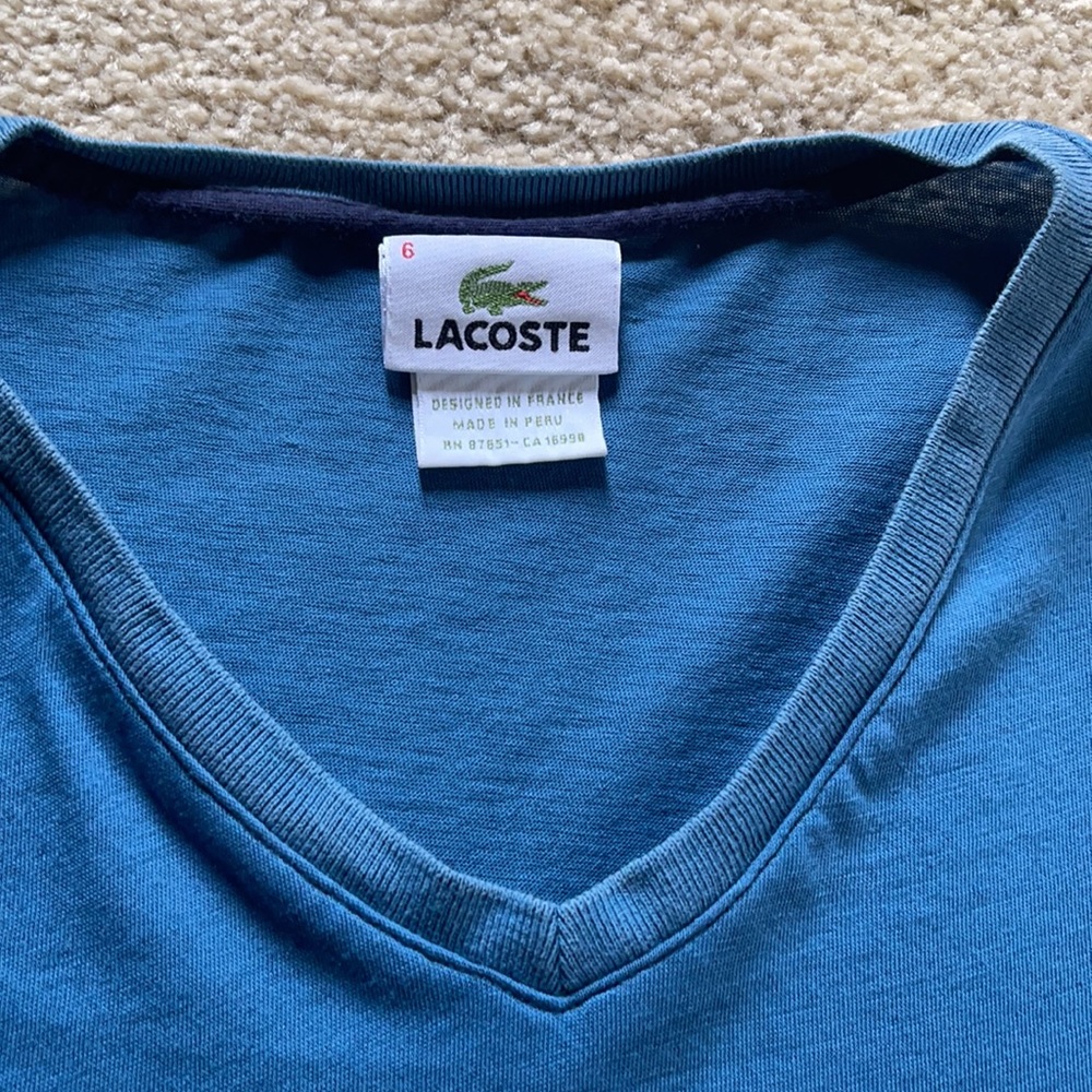 Lacoste blue T-shirt